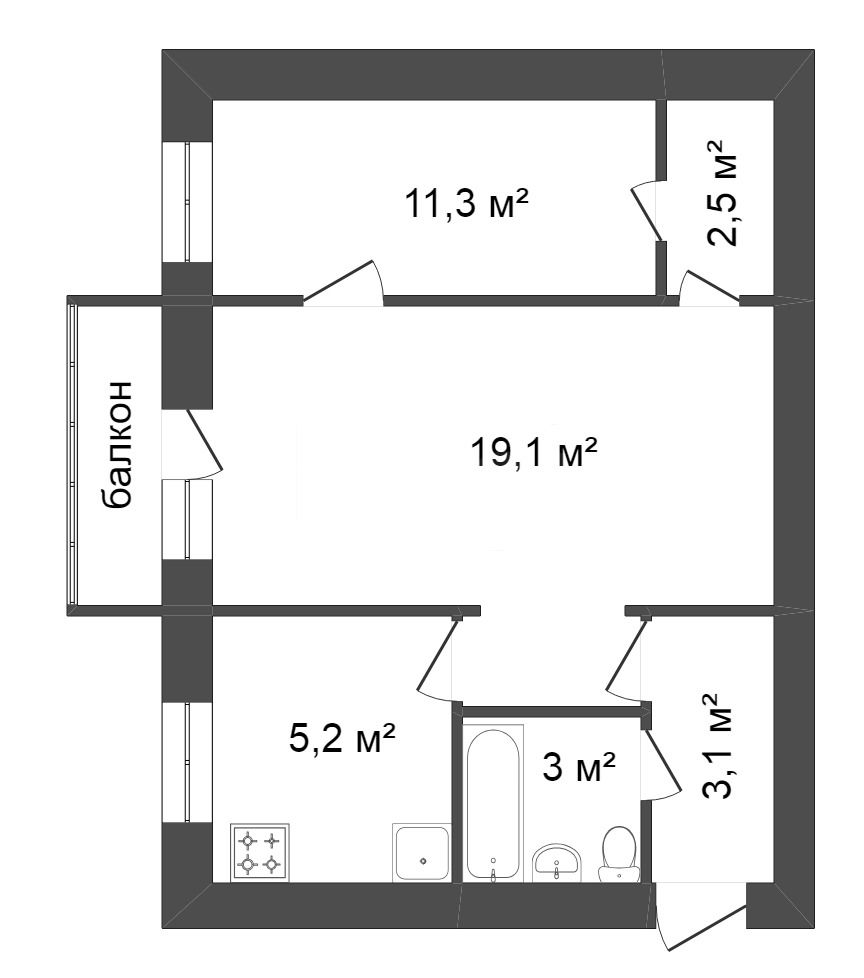Продажа 2-комнатной квартиры, Красноярск, Комбайностроителей, 8а Продажа 2-комнатной квартиры, Красноярск, Комбайностроителей, 8а