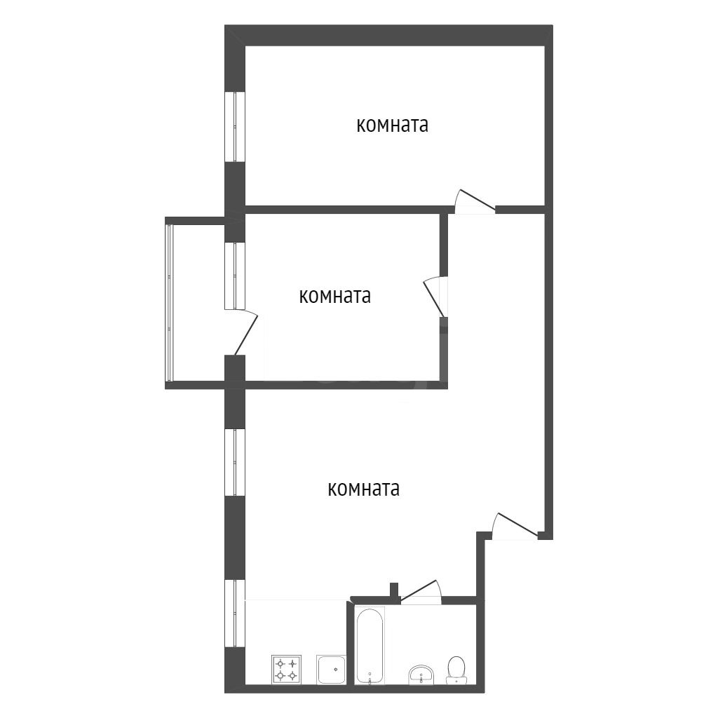 Продажа 3-комнатной квартиры, Красноярск, Анатолия Гладкова, 25 Продажа 3-комнатной квартиры, Красноярск, Анатолия Гладкова, 25