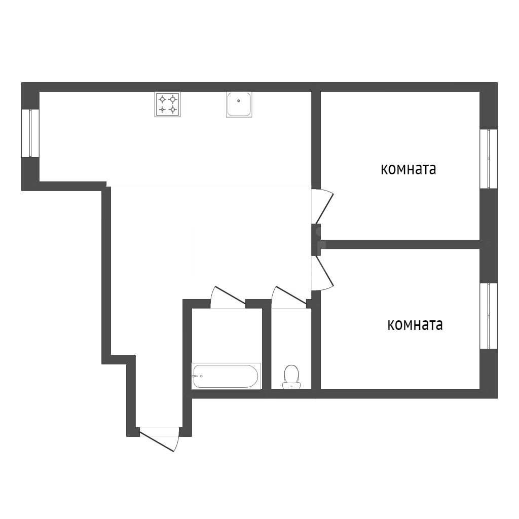 Продажа 2-комнатной квартиры, Красноярск, Вильского, 3 Продажа 2-комнатной квартиры, Красноярск, Вильского, 3