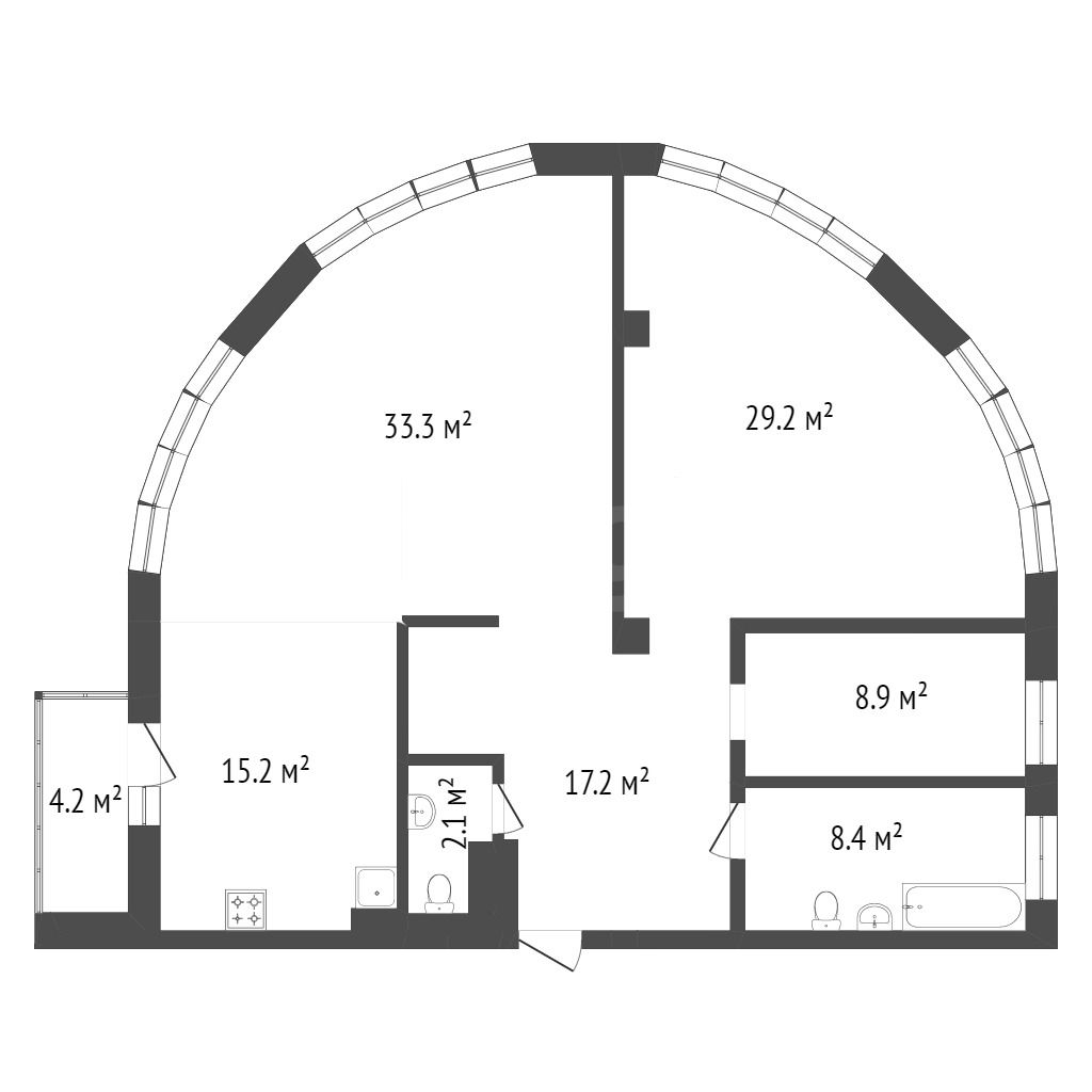 Продажа 3-комнатной новостройки, Красноярск, Ленина, Адмирал д. 1 Продажа 3-комнатной новостройки, Красноярск, Ленина, Адмирал д. 1