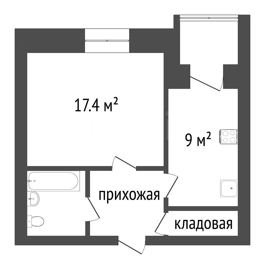 Продажа 1-комнатной квартиры, Красноярск, Мате Залки, 2а Продажа 1-комнатной квартиры, Красноярск, Мате Залки, 2а