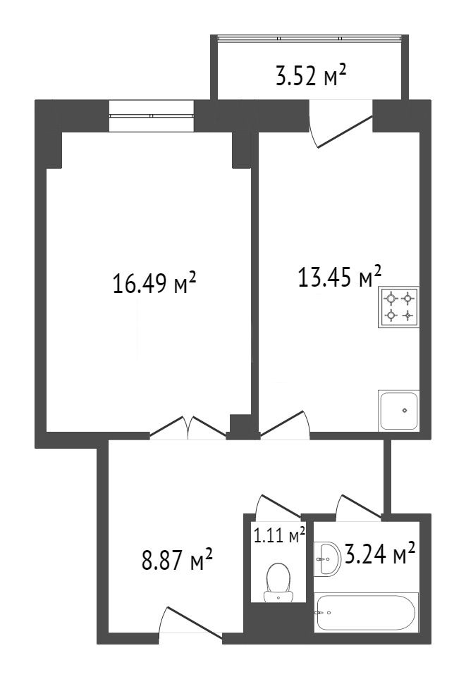 Продажа 1-комнатной квартиры, Красноярск, Республики, 33а Продажа 1-комнатной квартиры, Красноярск, Республики, 33а