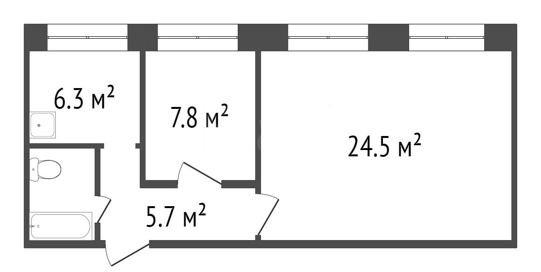 Продажа 2-комнатной квартиры, Красноярск, Академика Курчатова, 15 к 1 Продажа 2-комнатной квартиры, Красноярск, Академика Курчатова, 15 к 1