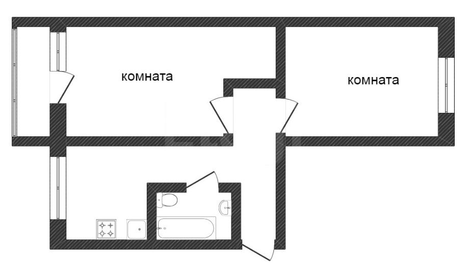 Продажа 2-комнатной квартиры, Красноярск, Парашютная, 6 Продажа 2-комнатной квартиры, Красноярск, Парашютная, 6