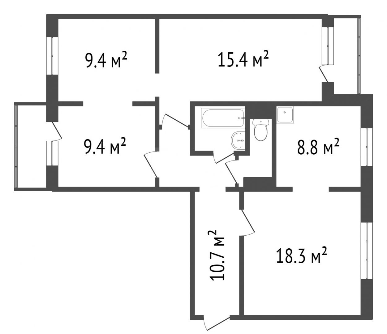 Продажа 4-комнатной квартиры, Красноярск, Металлургов пр-т, 6 Продажа 4-комнатной квартиры, Красноярск, Металлургов пр-т, 6