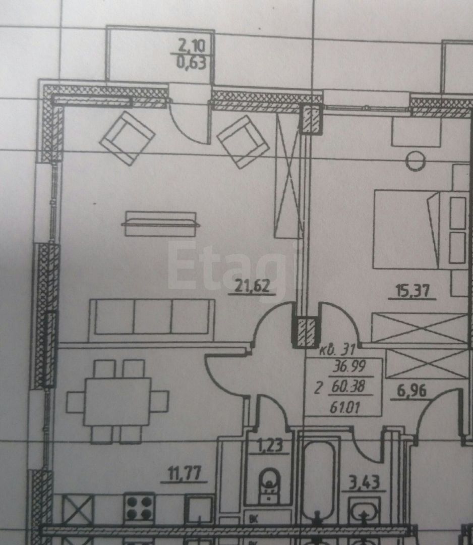 Продажа 2-комнатной новостройки, Красноярск, Петра Ломако, ЖК Преображенский Продажа 2-комнатной новостройки, Красноярск, Петра Ломако, ЖК Преображенский