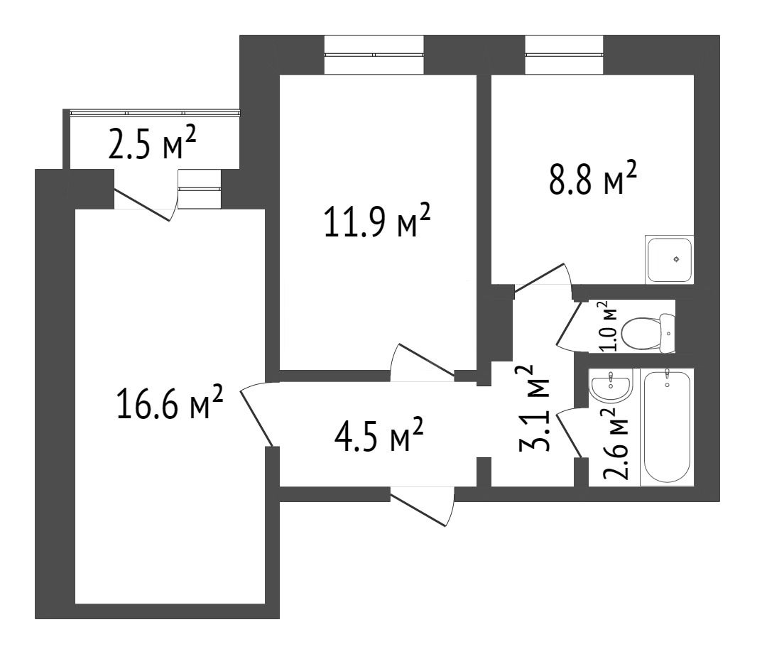 Продажа 2-комнатной квартиры, Красноярск, Караульная, 82 Продажа 2-комнатной квартиры, Красноярск, Караульная, 82