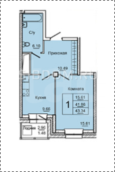 Продажа 1-комнатной новостройки, Красноярск, Дудинская, 2б Продажа 1-комнатной новостройки, Красноярск, Дудинская, 2б