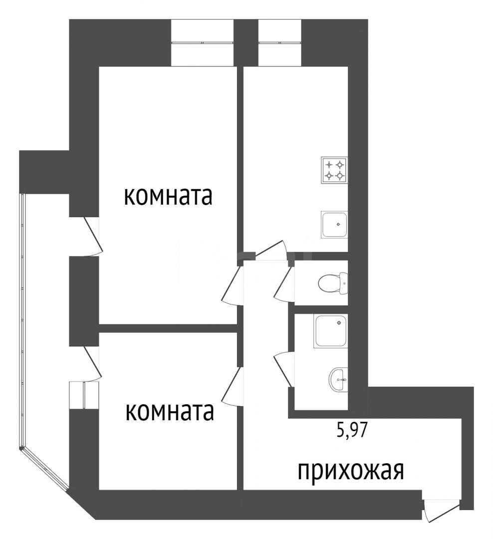 Продажа 2-комнатной квартиры, Красноярск, Борисова, 26а Продажа 2-комнатной квартиры, Красноярск, Борисова, 26а