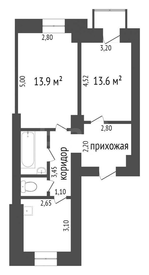 Продажа 2-комнатной квартиры, Красноярск, пр-т им. газеты «Красноярский рабочий», 102 Продажа 2-комнатной квартиры, Красноярск, пр-т им. газеты «Красноярский рабочий», 102