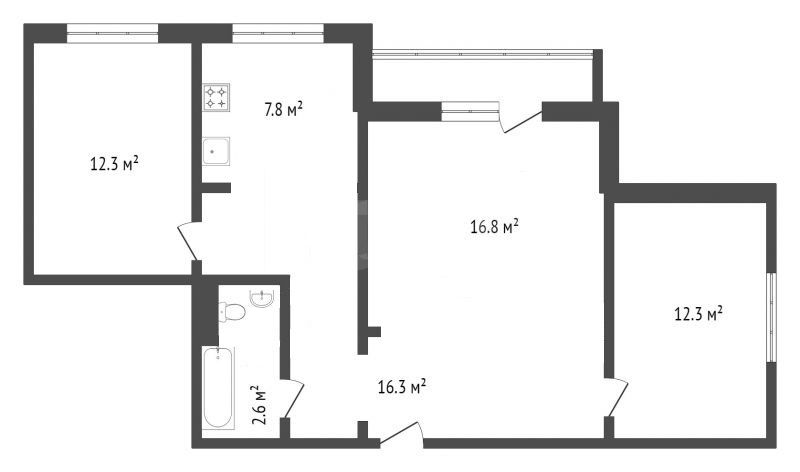 Продажа 3-комнатной квартиры, Красноярск, Алексеева, 111 Продажа 3-комнатной квартиры, Красноярск, Алексеева, 111