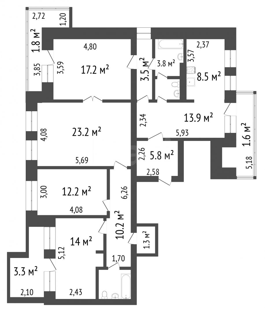 Продажа 5-комнатной квартиры, Красноярск, Горького, 20 Продажа 5-комнатной квартиры, Красноярск, Горького, 20