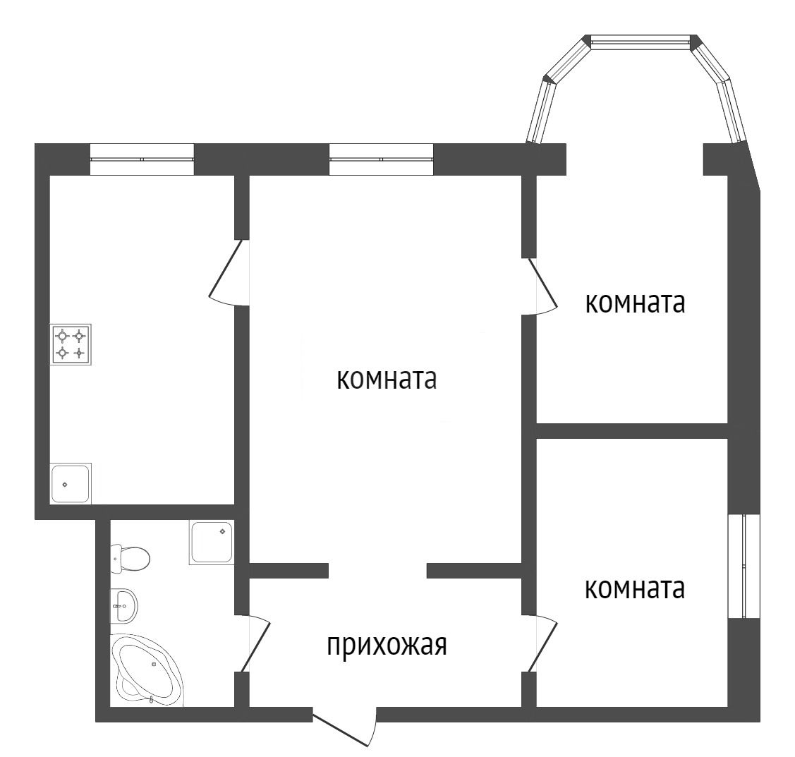 Продажа 3-комнатной квартиры, Красноярск, Белопольского, 2а Продажа 3-комнатной квартиры, Красноярск, Белопольского, 2а