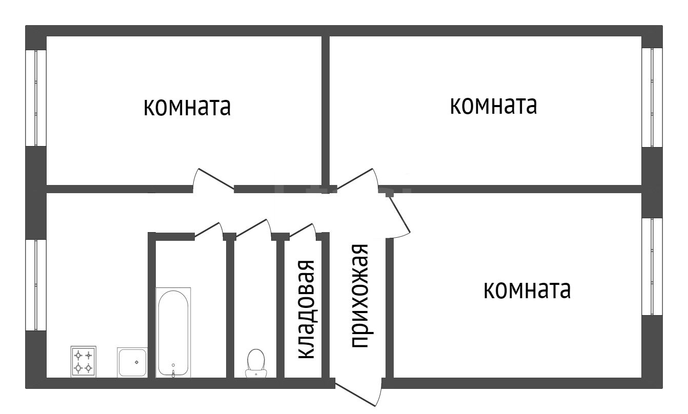 Продажа 3-комнатной квартиры, Красноярск, Металлургов пр-т, 1 Продажа 3-комнатной квартиры, Красноярск, Металлургов пр-т, 1