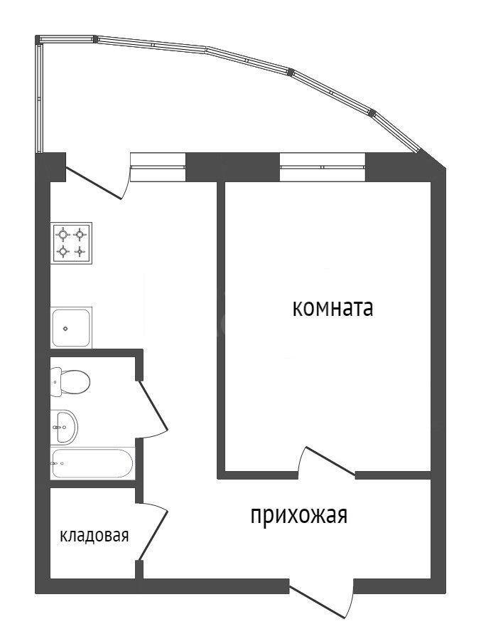 Продажа 1-комнатной квартиры, Красноярск, Алексеева, 33 Продажа 1-комнатной квартиры, Красноярск, Алексеева, 33
