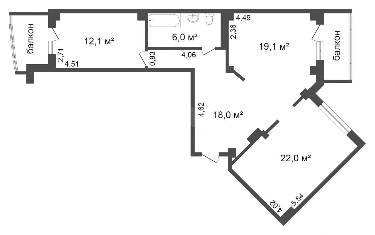 Продажа 2-комнатной квартиры, Красноярск, Дмитрия Мартынова, 27 Продажа 2-комнатной квартиры, Красноярск, Дмитрия Мартынова, 27