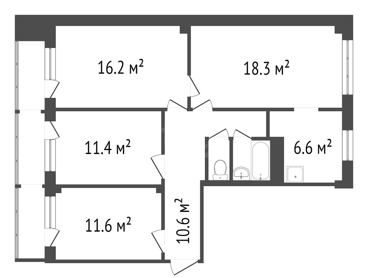 Продажа 4-комнатной квартиры, Красноярск, Медицинский пер., 41 Продажа 4-комнатной квартиры, Красноярск, Медицинский пер., 41