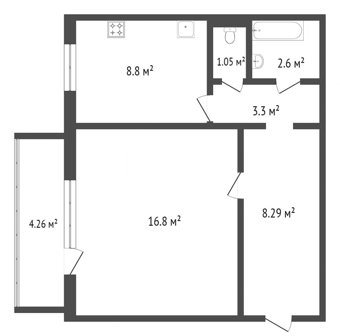 Продажа 1-комнатной квартиры, Красноярск, 9 Мая, 26 Продажа 1-комнатной квартиры, Красноярск, 9 Мая, 26