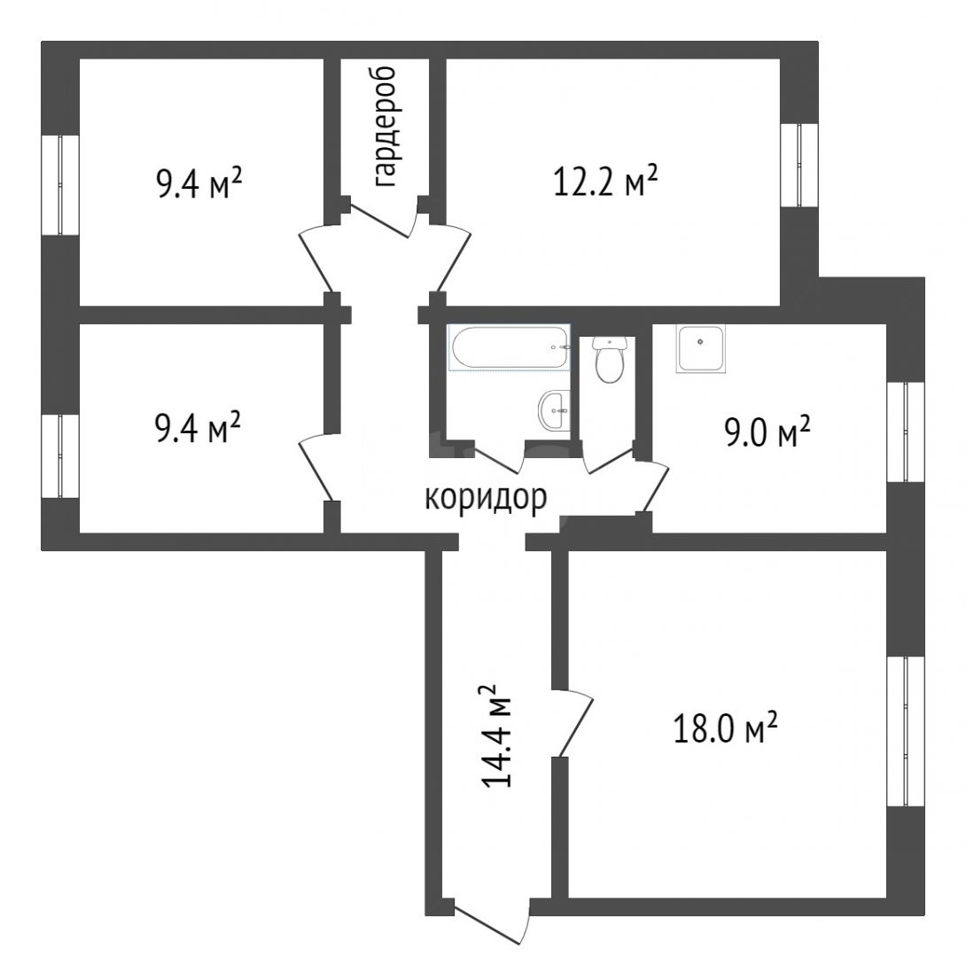 Продажа 4-комнатной квартиры, Красноярск, Воронова, 18 Продажа 4-комнатной квартиры, Красноярск, Воронова, 18