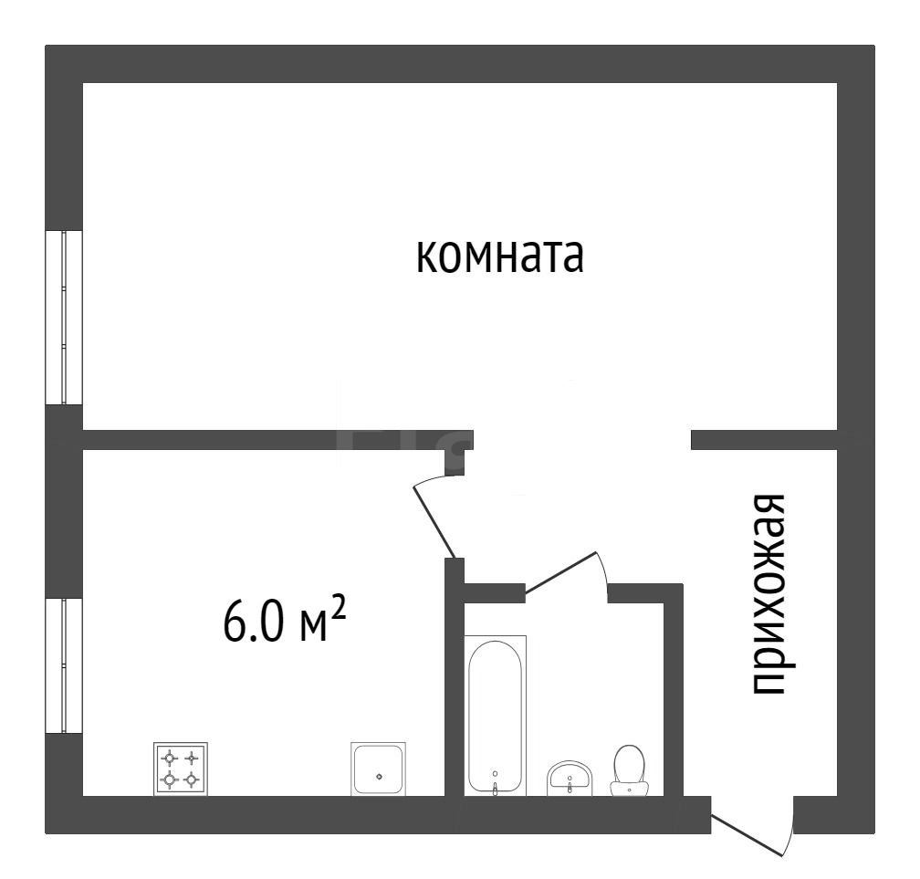 Продажа 1-комнатной квартиры, Красноярск, Семафорная, 431 Продажа 1-комнатной квартиры, Красноярск, Семафорная, 431