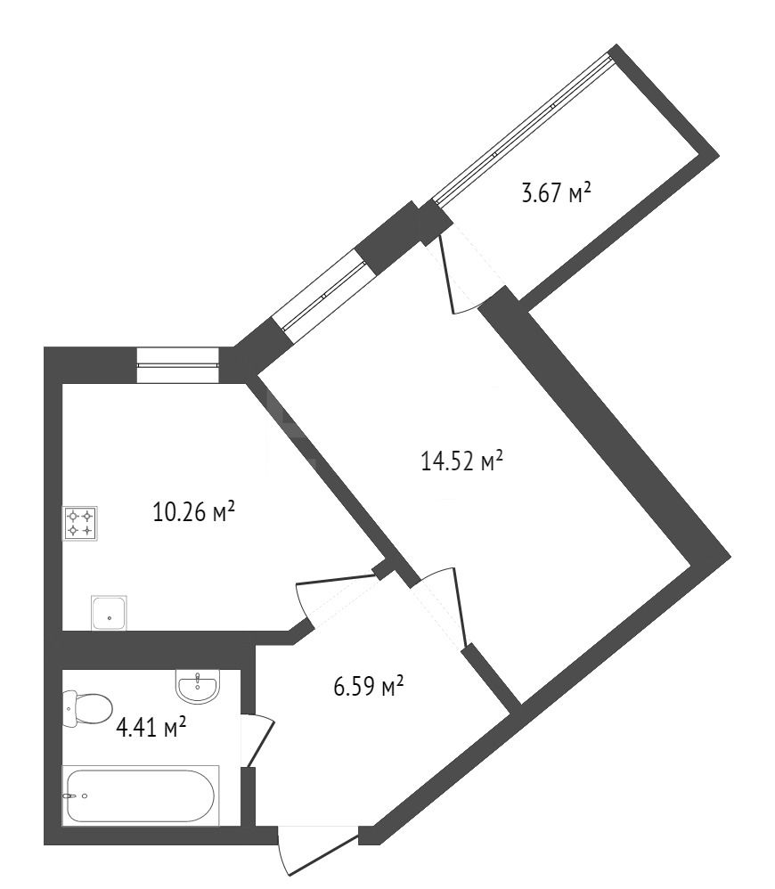 Продажа 1-комнатной новостройки, Красноярск, Петра Ломако, ЖК Продажа 1-комнатной новостройки, Красноярск, Петра Ломако, ЖК