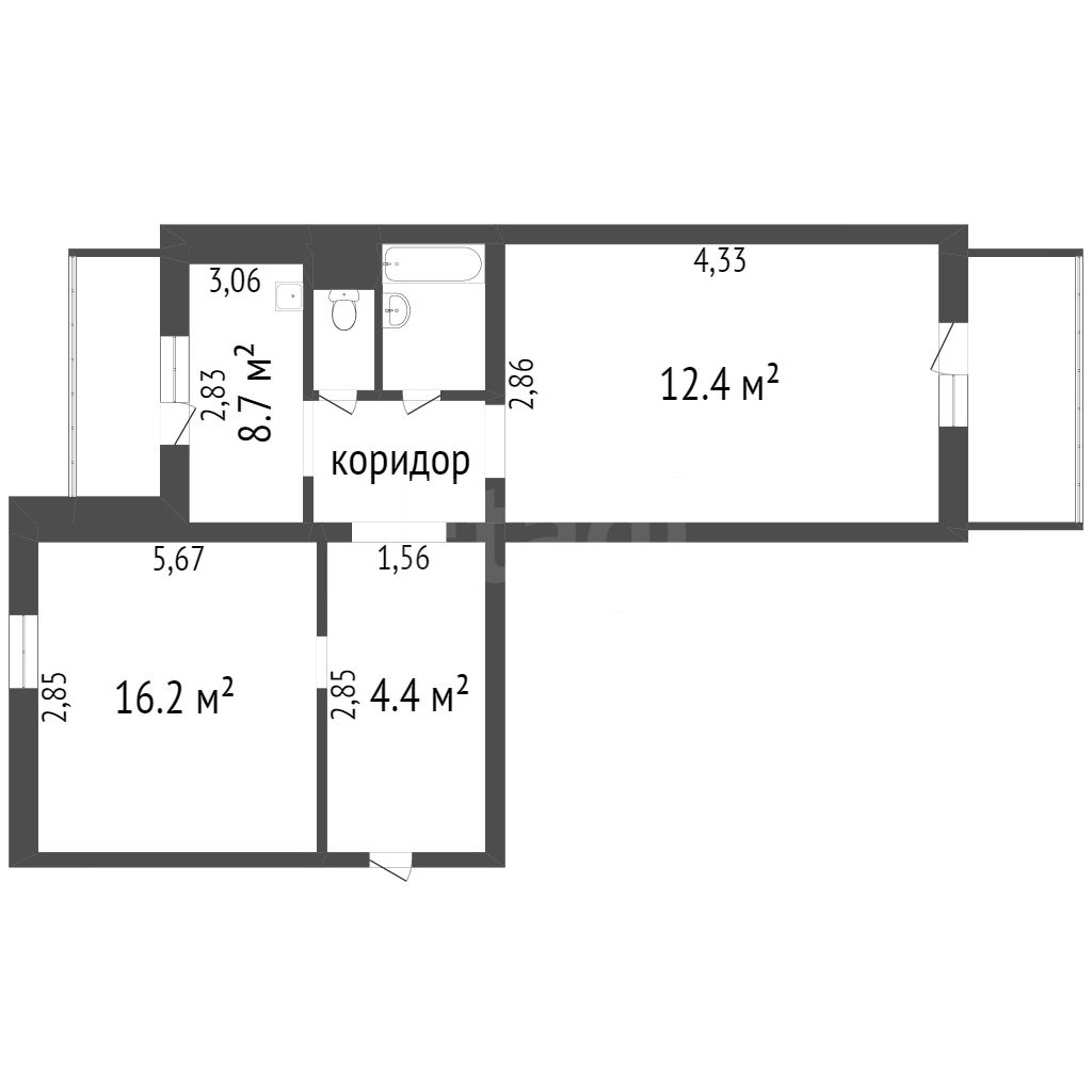 Продажа 2-комнатной квартиры, Красноярск, Линейная, 76 Продажа 2-комнатной квартиры, Красноярск, Линейная, 76