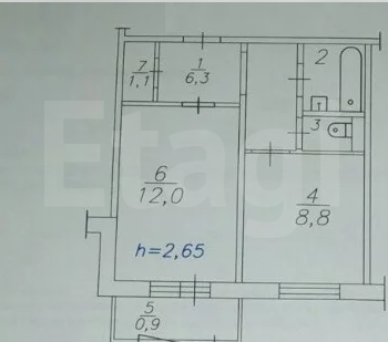 Продажа 1-комнатной квартиры, Красноярск, Молокова, 31 Продажа 1-комнатной квартиры, Красноярск, Молокова, 31
