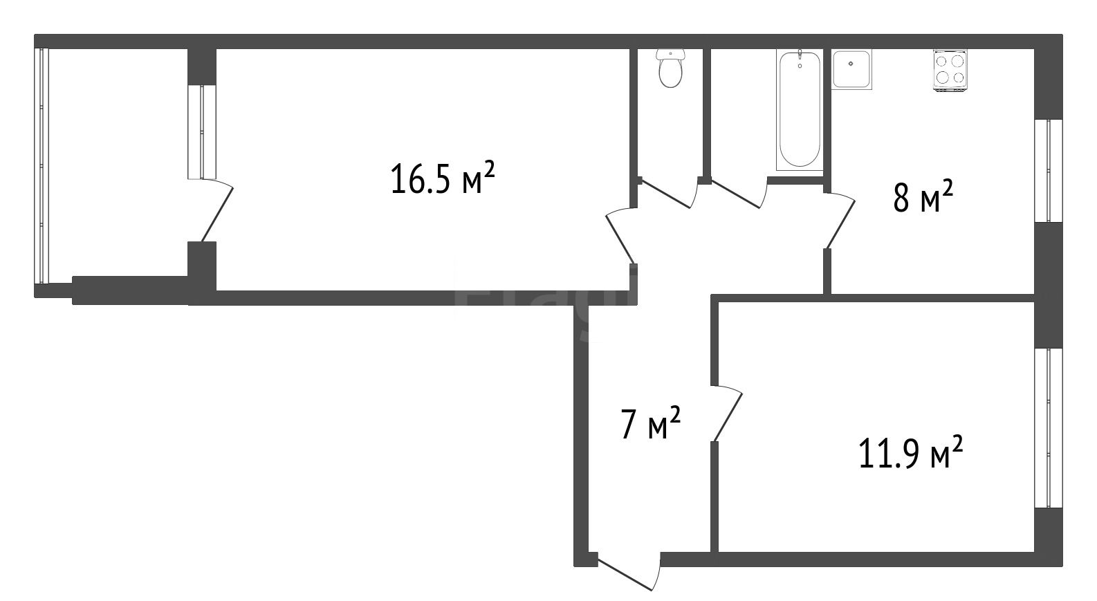 Продажа 2-комнатной квартиры, Красноярск, Мирошниченко, 5 Продажа 2-комнатной квартиры, Красноярск, Мирошниченко, 5
