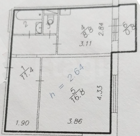 Продажа 1-комнатной квартиры, Красноярск, Серова, 10 Продажа 1-комнатной квартиры, Красноярск, Серова, 10