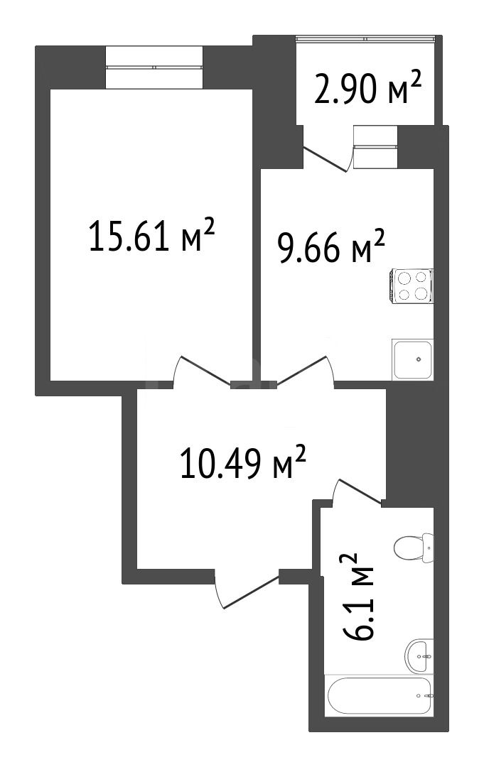 Продажа 1-комнатной новостройки, Красноярск, Дудинская, 2б Продажа 1-комнатной новостройки, Красноярск, Дудинская, 2б