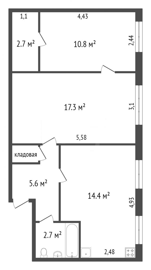 Продажа 3-комнатной квартиры, Красноярск, Свердловская, 29 Продажа 3-комнатной квартиры, Красноярск, Свердловская, 29