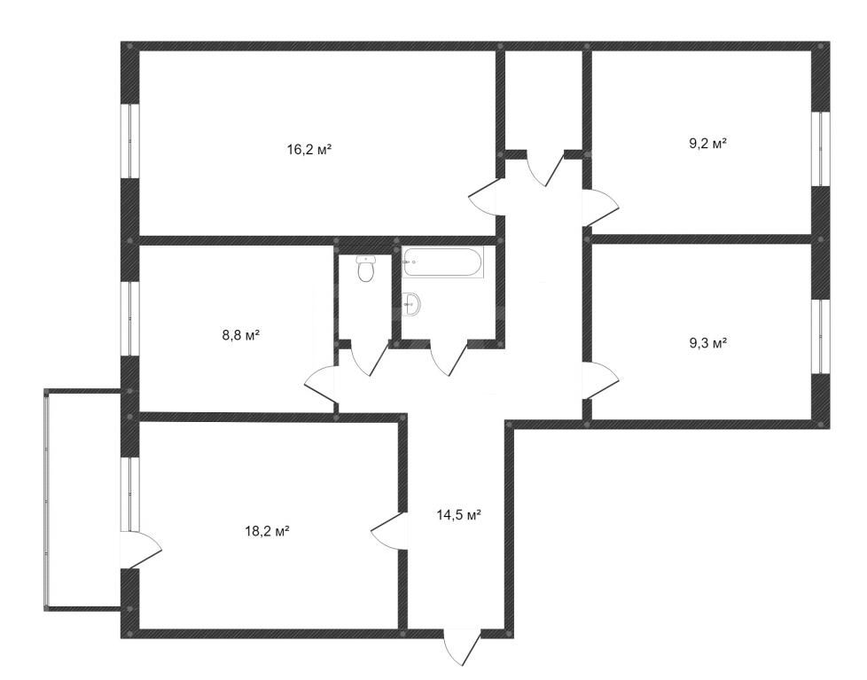 Продажа 4-комнатной квартиры, Красноярск, Судостроительная, 175 Продажа 4-комнатной квартиры, Красноярск, Судостроительная, 175
