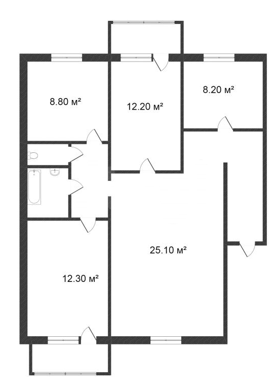 Продажа 4-комнатной квартиры, Красноярск, Водопьянова, 2а Продажа 4-комнатной квартиры, Красноярск, Водопьянова, 2а