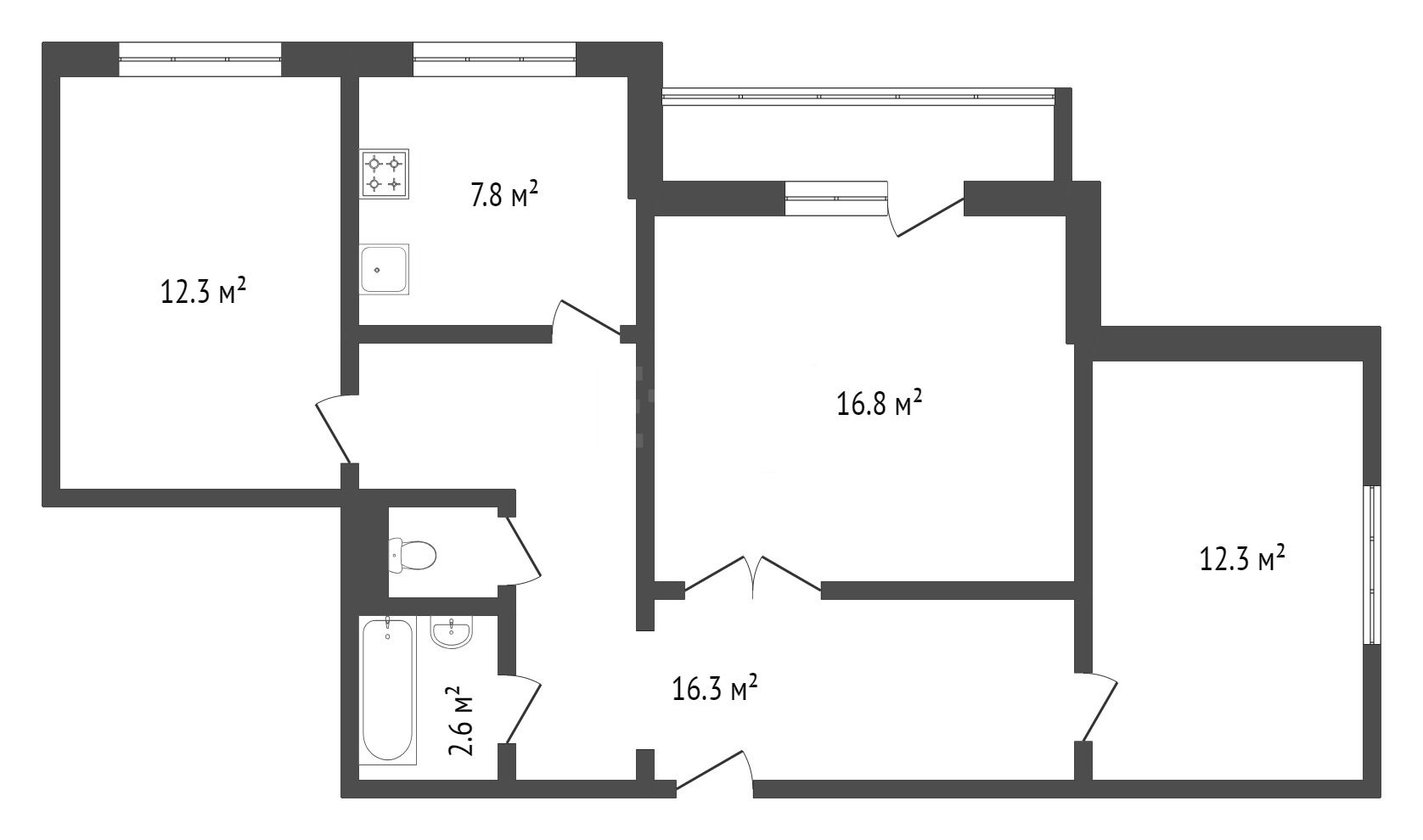 Продажа 3-комнатной квартиры, Красноярск, Алексеева, 111 Продажа 3-комнатной квартиры, Красноярск, Алексеева, 111