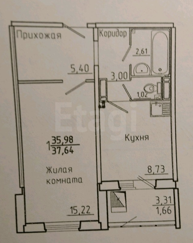Продажа 1-комнатной квартиры, Красноярск, Ольховая, 4 Продажа 1-комнатной квартиры, Красноярск, Ольховая, 4