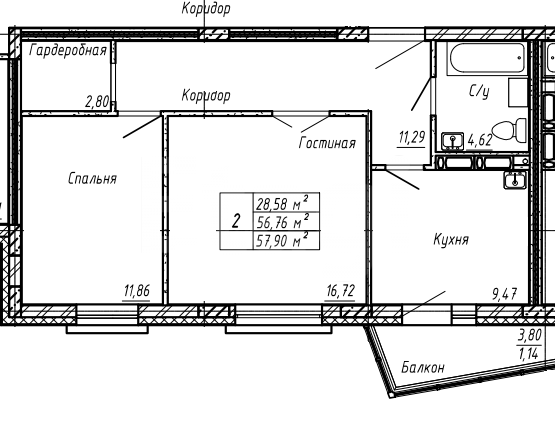 Продажа 2-комнатной новостройки, Красноярск, Петра Ломако, ЖК Продажа 2-комнатной новостройки, Красноярск, Петра Ломако, ЖК