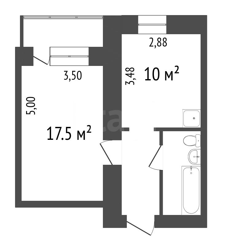 Продажа 1-комнатной квартиры, Красноярск, Красномосковская, 3 Продажа 1-комнатной квартиры, Красноярск, Красномосковская, 3