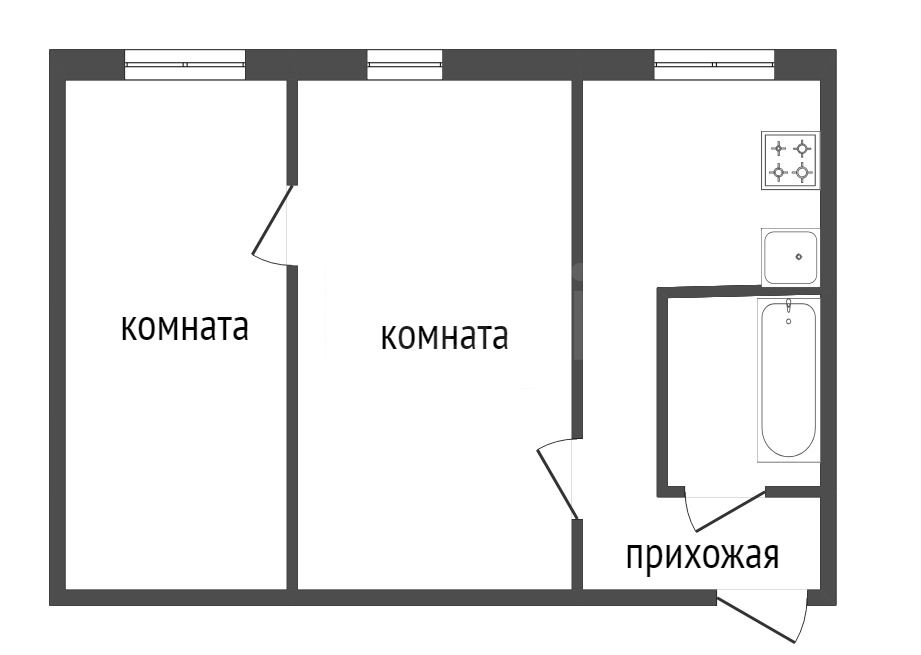 Продажа 2-комнатной квартиры, Красноярск, Тельмана, 9 Продажа 2-комнатной квартиры, Красноярск, Тельмана, 9