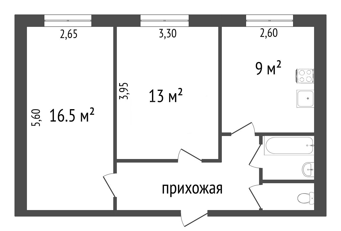 Продажа 2-комнатной квартиры, Красноярск, Чайковского, 7 Продажа 2-комнатной квартиры, Красноярск, Чайковского, 7