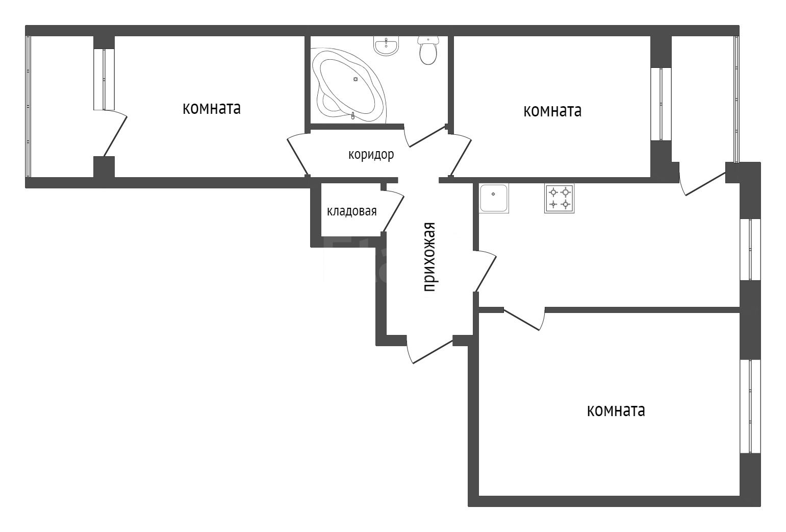 Продажа 3-комнатной квартиры, Красноярск, Светлогорская, 31 Продажа 3-комнатной квартиры, Красноярск, Светлогорская, 31