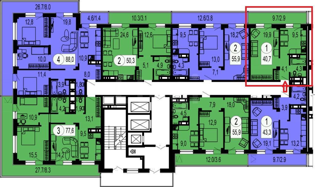 Продажа 1-комнатной новостройки, Красноярск, Свердловская, ЖК Тихие зори Продажа 1-комнатной новостройки, Красноярск, Свердловская, ЖК Тихие зори