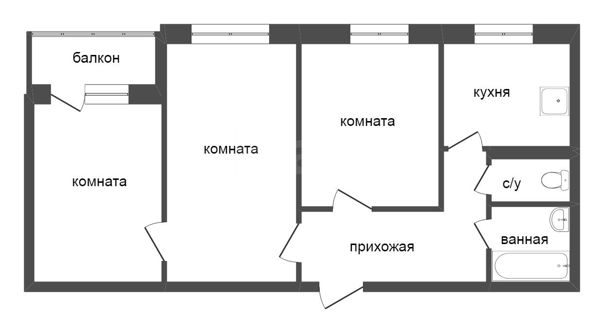 Продажа 3-комнатной квартиры, Красноярск, Железнодорожников, 10а Продажа 3-комнатной квартиры, Красноярск, Железнодорожников, 10а