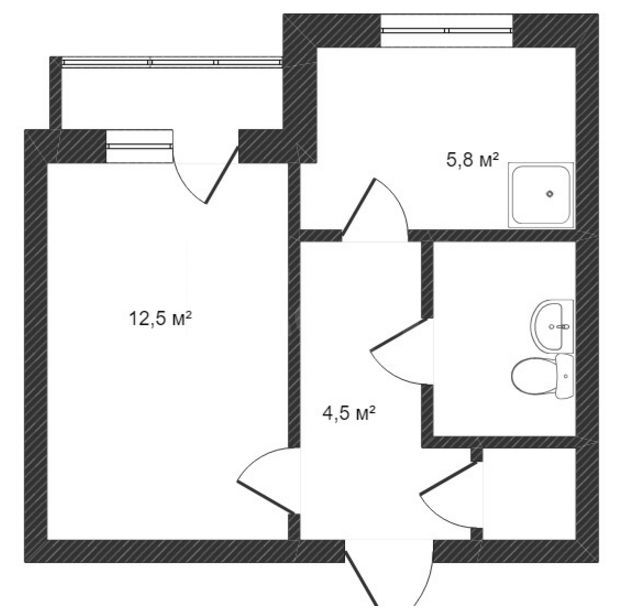 Продажа 1-комнатной квартиры, Красноярск, Судостроительная, 97а Продажа 1-комнатной квартиры, Красноярск, Судостроительная, 97а