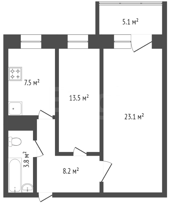 Продажа 2-комнатной новостройки, Красноярск, Калинина, ЖК Мариинский Продажа 2-комнатной новостройки, Красноярск, Калинина, ЖК Мариинский