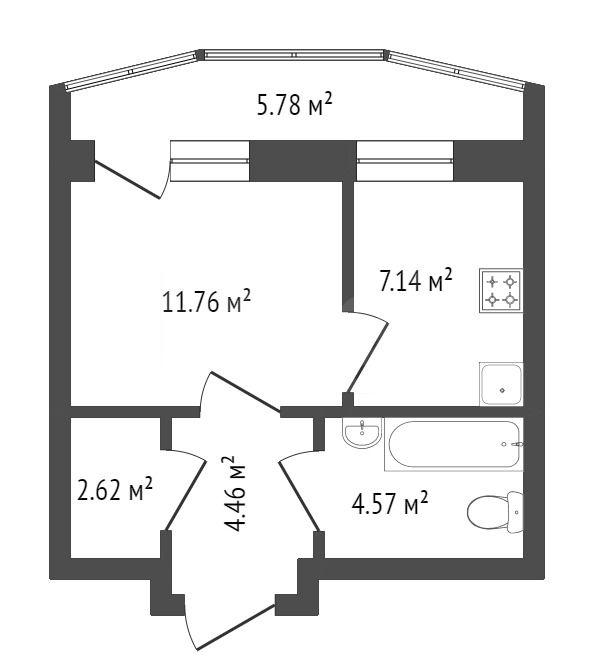 Продажа 1-комнатной новостройки, Красноярск, Петра Ломако, ЖК Продажа 1-комнатной новостройки, Красноярск, Петра Ломако, ЖК