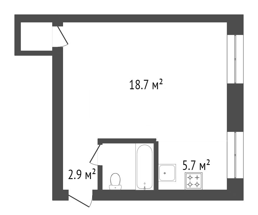 Продажа 1-комнатной квартиры, Красноярск, Ладо Кецховели, 99 Продажа 1-комнатной квартиры, Красноярск, Ладо Кецховели, 99