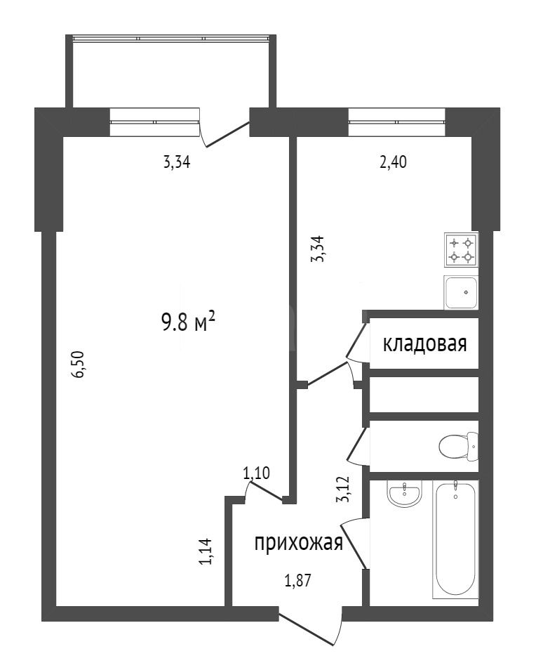 Продажа 1-комнатной квартиры, Сосновоборск, 9-й Пятилетки (Сосновоборск), 10 Продажа 1-комнатной квартиры, Сосновоборск, 9-й Пятилетки (Сосновоборск), 10