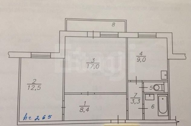 Продажа 2-комнатной квартиры, Красноярск, 9 Мая, 10 Продажа 2-комнатной квартиры, Красноярск, 9 Мая, 10