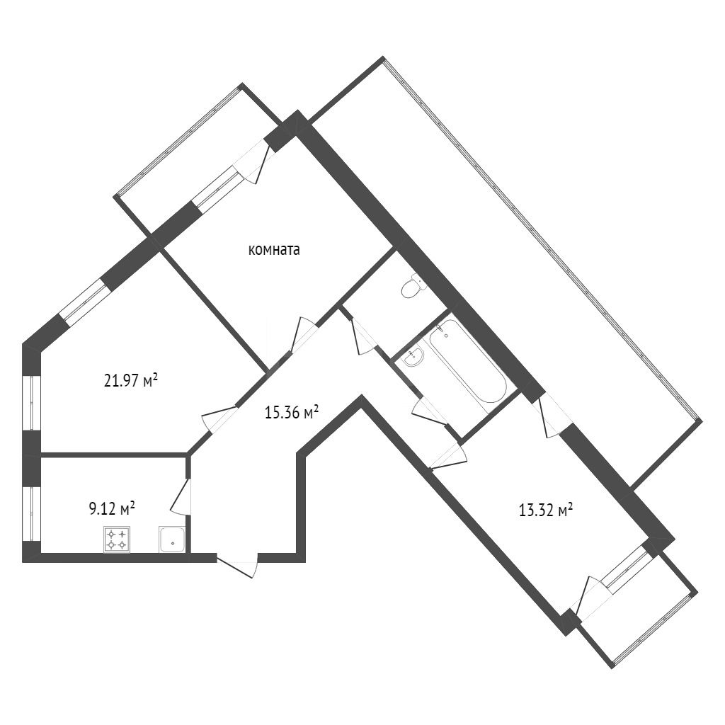Продажа 3-комнатной квартиры, Красноярск, Петра Ломако, 8 Продажа 3-комнатной квартиры, Красноярск, Петра Ломако, 8