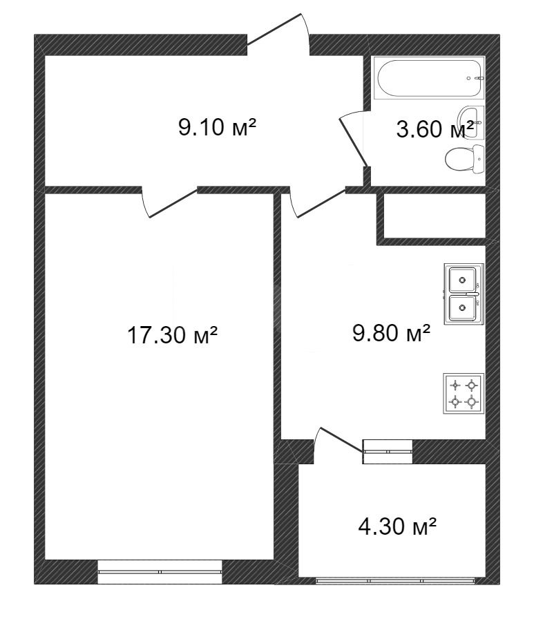 Продажа 1-комнатной квартиры, Красноярск, Батурина, 40 Продажа 1-комнатной квартиры, Красноярск, Батурина, 40